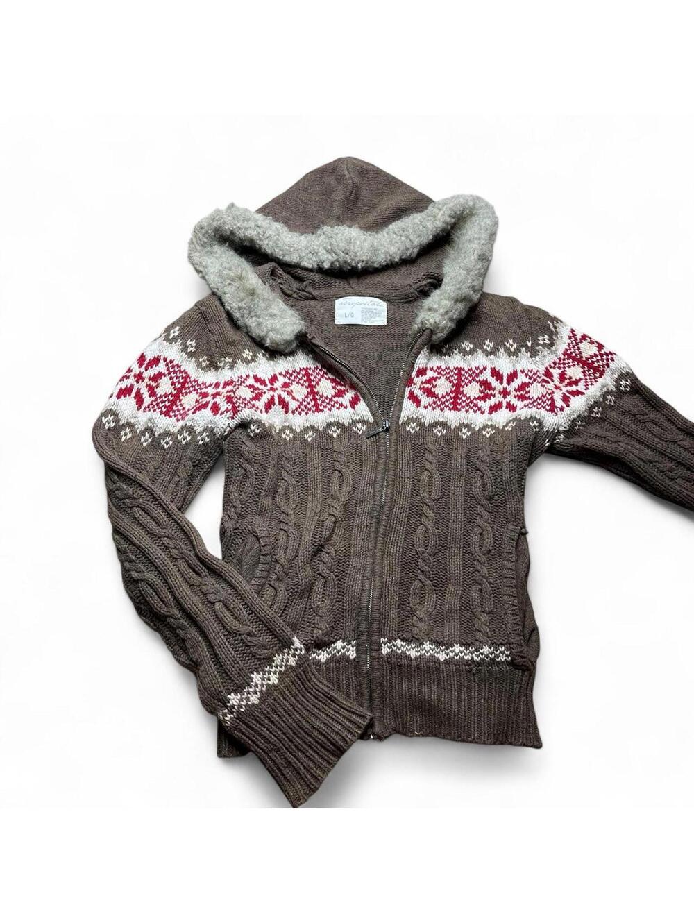 y2k Rare Aeropostale knitted zip up jacket/sweater
